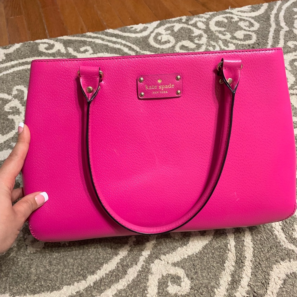 Hot pink Kate Spade bag
